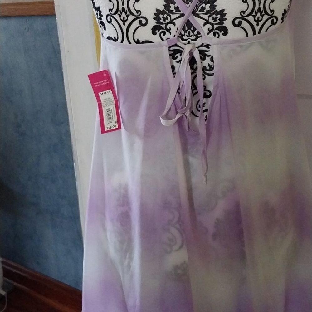 NWT Xhilaration Tie Dyed Strappy. Halter. Swimsuit. Cover -Up Siz… - Picture 7 of 12
